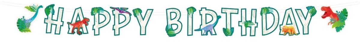 Letterslinger Dino | 6 stuks